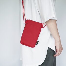 【撥水・軽量】CORDURA® ナイロン製  スマホショルダーバッグ／サコッシュ