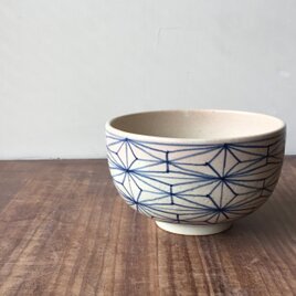 小丼碗　染付麻紋の画像