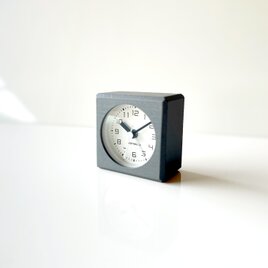 KATOMOKU alarm clock 7 グレー km-99GR 目覚まし時計 木製 小さいの画像
