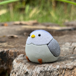 木目込み　セキセイインコ(白)