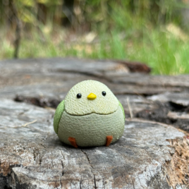 木目込み セキセイインコ（黄緑）