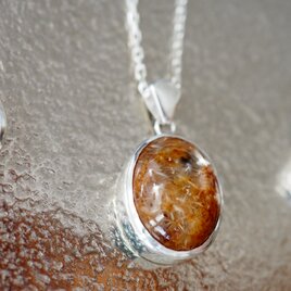 フラワールチルクオーツSilverペンダントの画像