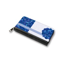 （送料無料）長財布【Blue RoseⅡ（ブルーローズⅡ）】（名入れ可）の画像