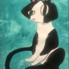 去勢前の猫の画像