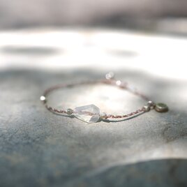 <MTO> -Andesine labradorite- code braceletの画像