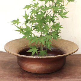 備前焼 花器　h3-131の画像
