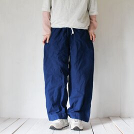 saji straight easypants / 群青色