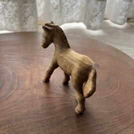 木製彫刻馬の画像