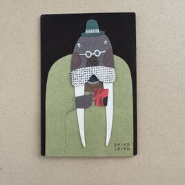 紳士なセイウチ　原画作品の画像
