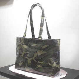 BagビニールA4Long／スジ入り迷彩の画像