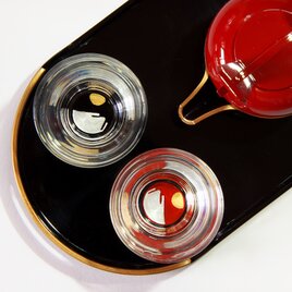 月に富士の酒盃・ペアーの画像
