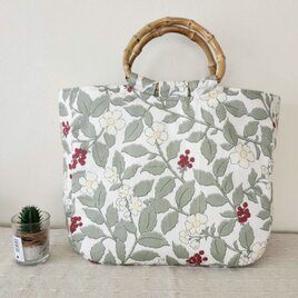 bamboo♡花柄トートbagの画像