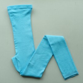 【new】リネンニットレギンス マチ付き（アクア）｜size L-LLの画像