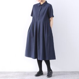 26色展開 コットン　ノースリーブ　タック　ロングワンピース ♪オーダーサイズ可の画像