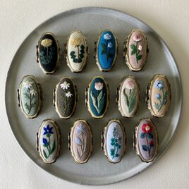 イチリン　刺繍　ピルケース　の画像