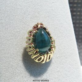 グランディディエライト ブローチ / Grandidierite Named Broochの画像