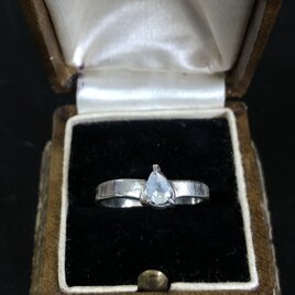 シルキーサファイアのsilver製リングの画像
