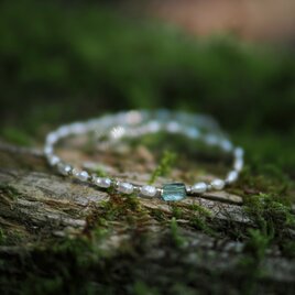 -Emerald- pearl braceletの画像