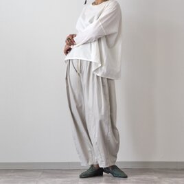 新色/オールシーズン◎/サーカスパンツ《アイスグレー》の画像