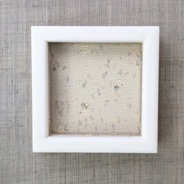 受注品：襤褸さま専用　自作・手造り◆流木額縁　2点 受注制作」天然木 無垢 栗 額縁 ［0号Fサイズ] 表具裂地マット