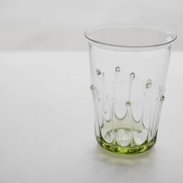 雫のグラス(若葉色)