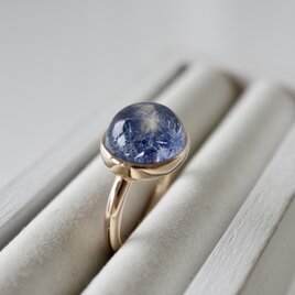 K10[深海庭園dumortierite in quartz]ringの画像