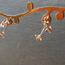 Utoka  ☆  silver  金木犀  ピアス aの画像
