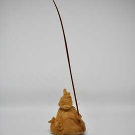 恵比寿さま〈黄楊〉の画像
