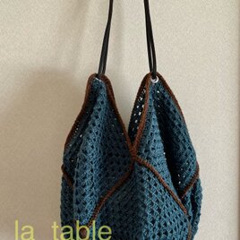 モザイクボールバッグ「涼藍」