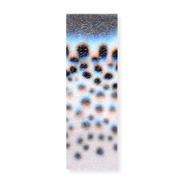 抽象画のかけら 栞　墨 × 和紙 × プラスチック加工｜12.5×4cm