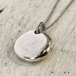 【”るこ様”オーダー依頼品】極厚プレートペンダントsilver925/一点物 /の画像