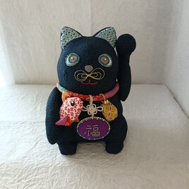 招き猫 【2025】青墨