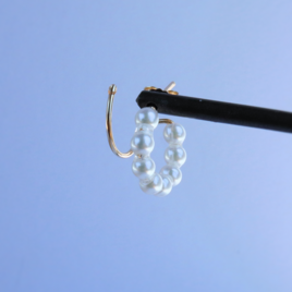【専用です】14kgfピアス✴︎ブレス✴︎ペントップ・オーダー品etc 長さが選べる〉｛ピアス｝14kgf/PETAL chain earrings ピアス