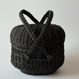 再販:赤系タータンチェックのかごバッグ | iichi 日々の暮らしを