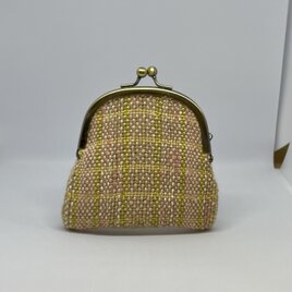 手織りがまぐちポーチ