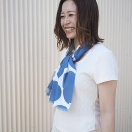 hirali｜手ぬぐい　フリンジ加工　～冬凪～の画像