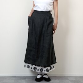 #508エプロン(黒)の画像
