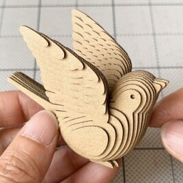 【工作キット】段々すずめ・flap wingsの画像