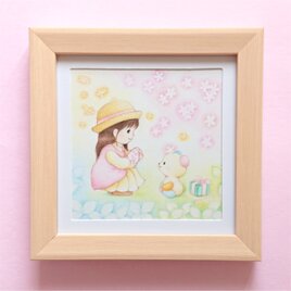 原画作品「大好きなくまちゃんへ」