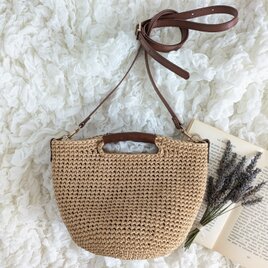 ラフィア風2way ミニショルダーバッグ | iichi 日々の暮らしを