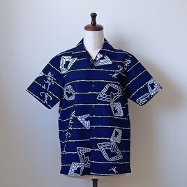 着物リメイク 大島紬のジレ お花の ポケット付き | iichi 日々の