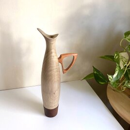 flower　vase　朴（ホウ）の木の一輪挿しの画像