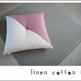 Japanese cushion＜cotton＋Linen＞５０