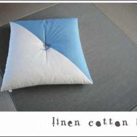 Japanese cushion＜cotton＋Linen＞５０