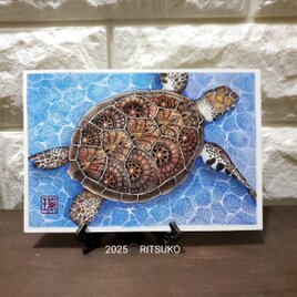 必見 最新作 原画 肉筆 一点もの ボールペンアート 額装付き