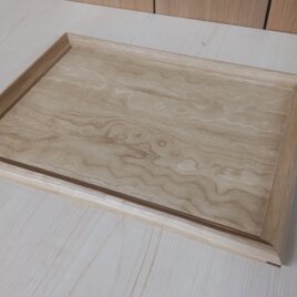 トレイ 楢 杢の画像