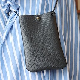 サコッシュ スマホショルダー 長さ調節可 革 ハンドメイド742