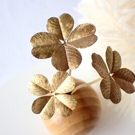 Brass　Leaf　クローバー