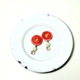 （一点物）Rouge silence・vintage beads