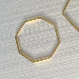 Hachikaku ring K18 / 八角リング K18 ゴールド　〜Designed by Hanauta〜の画像